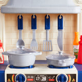 Christmas Gift! Kitchen Playset Kids Pretend Cooking Play Toy 74 Piece Accessori