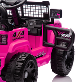 24V Kids Ride on Car W/Parents Control,Four-wheel suspension,2WD,Power display,B