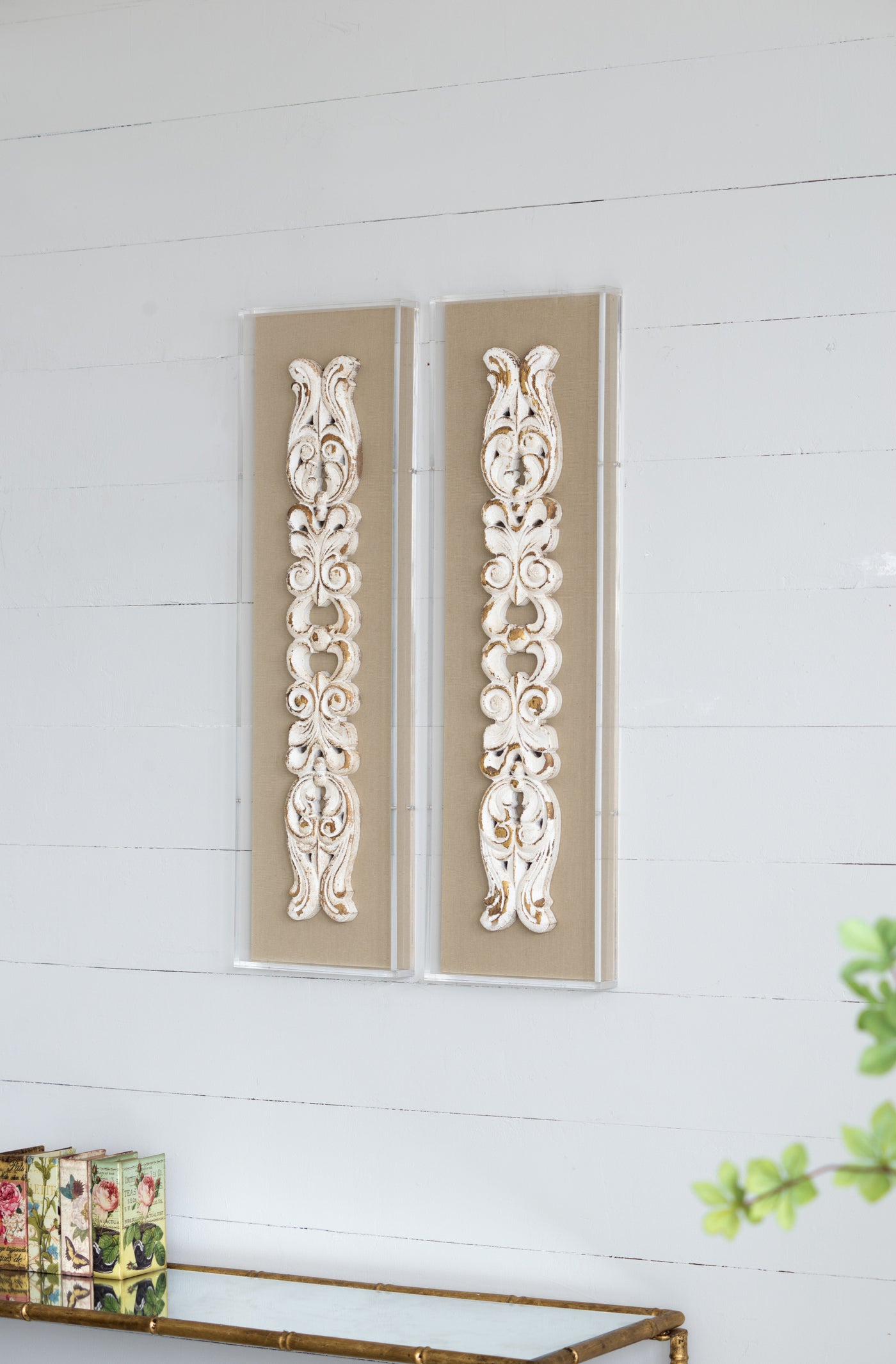 Wall Art Set 9.3x1.6x31.3" Living Room Dining Bedroom