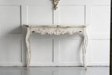 Whitewash Slimline Console Table 46" x 16.5" x 30