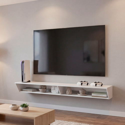 65" Modern TV Stand with 3 Open Shelves Media Console