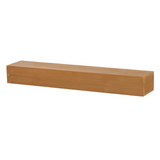 60" Fireplace Mantel Floating Shelf Fir Wood Light Brown