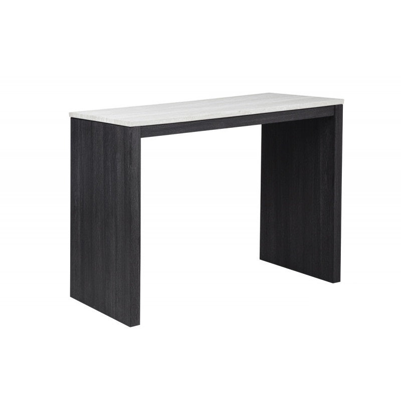 47" Faux Marble Counter Height Dining Table Seats 2