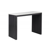 47" Faux Marble Counter Height Dining Table Seats 2
