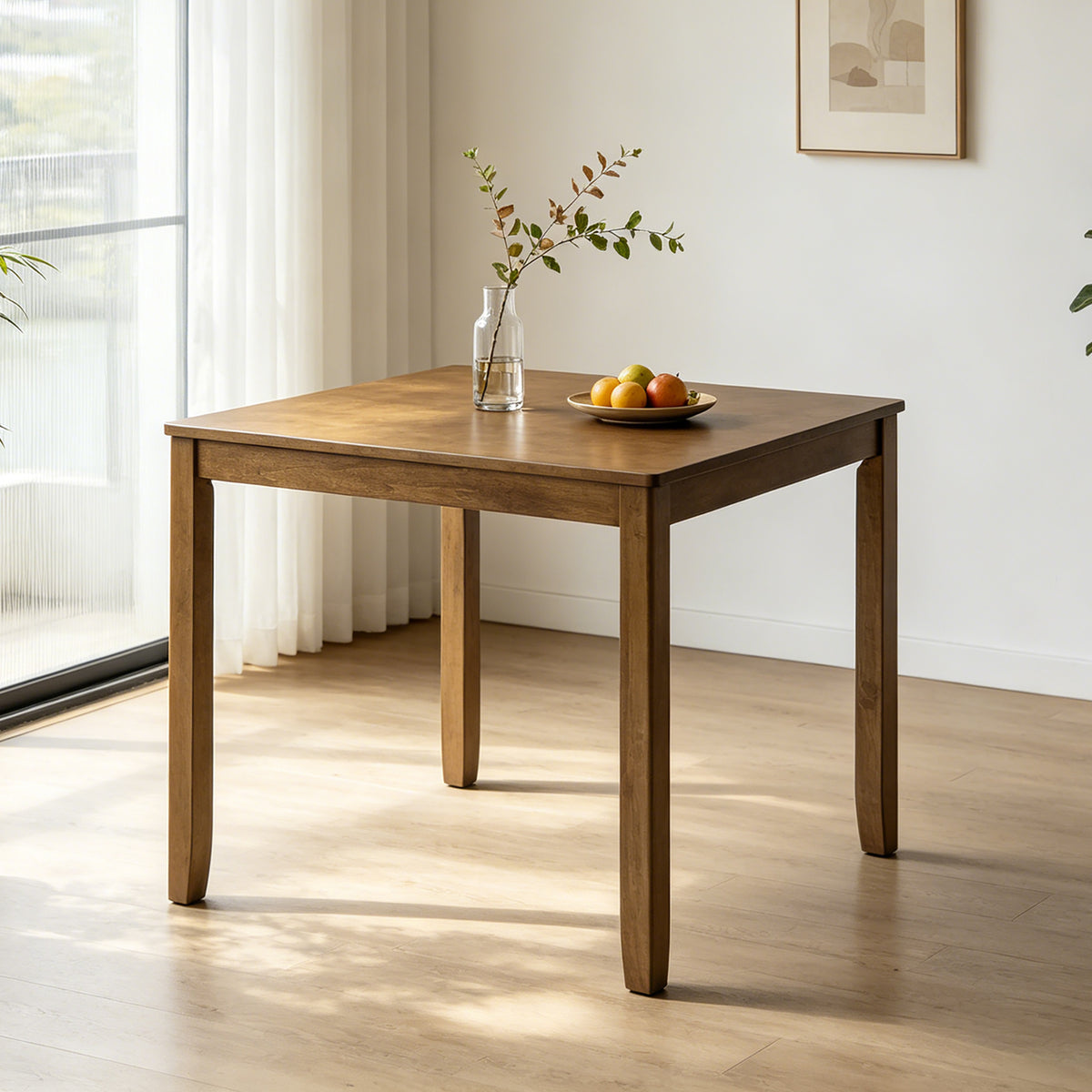 Engineered Wood Dining Table Oak 39"