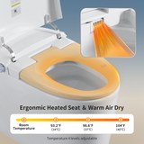 Tankless Smart Toilet With Bidet Built In, One-piece, Auto Flush