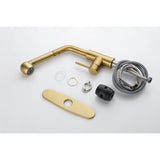 Single Handle Kitchen Sink Faucet Pull Out Sprayer