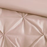 Comforter Set - Pleated Tufted - 100% Polyester - Full 7-Piece