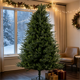 7 FT Realistic PE/PVC Hybrid Christmas Tree with Fresh Pine Scent, 51.96' Full S