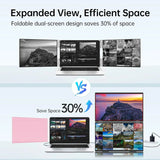 InnoView Foldable 15.6" Dual Portable Monitor-INVPM009-05B