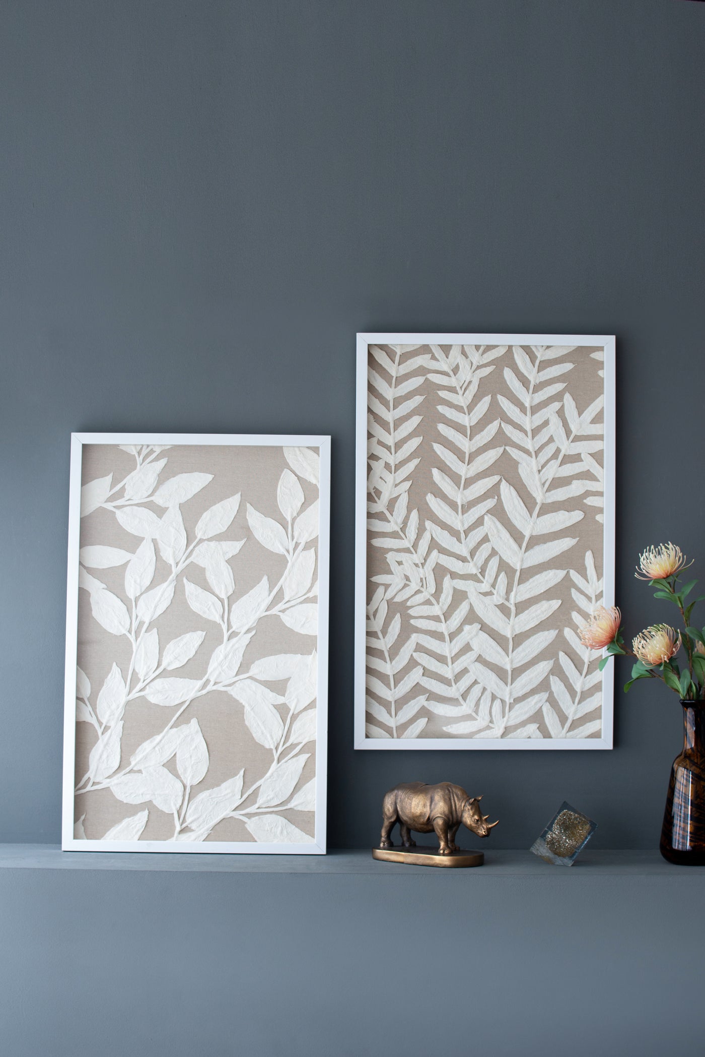 Shadow Box Wall Decor 19.5 x 31.5 Inches Set of 2