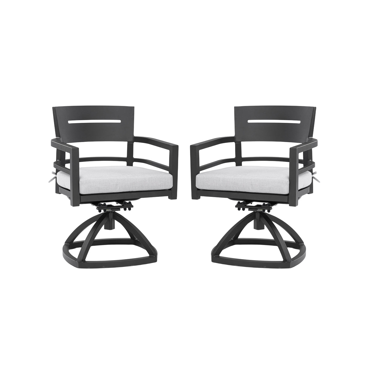 Aluminum Swivel Rocker Patio Chair with Sunbrella Cushions