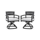 Aluminum Swivel Rocker Patio Chair with Sunbrella Cushions
