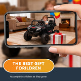 12V 2WD Kids Ride On UTV W/ 2.4G PC,Anti-Collision Bar,High Chassis,Anti-Slip Wh