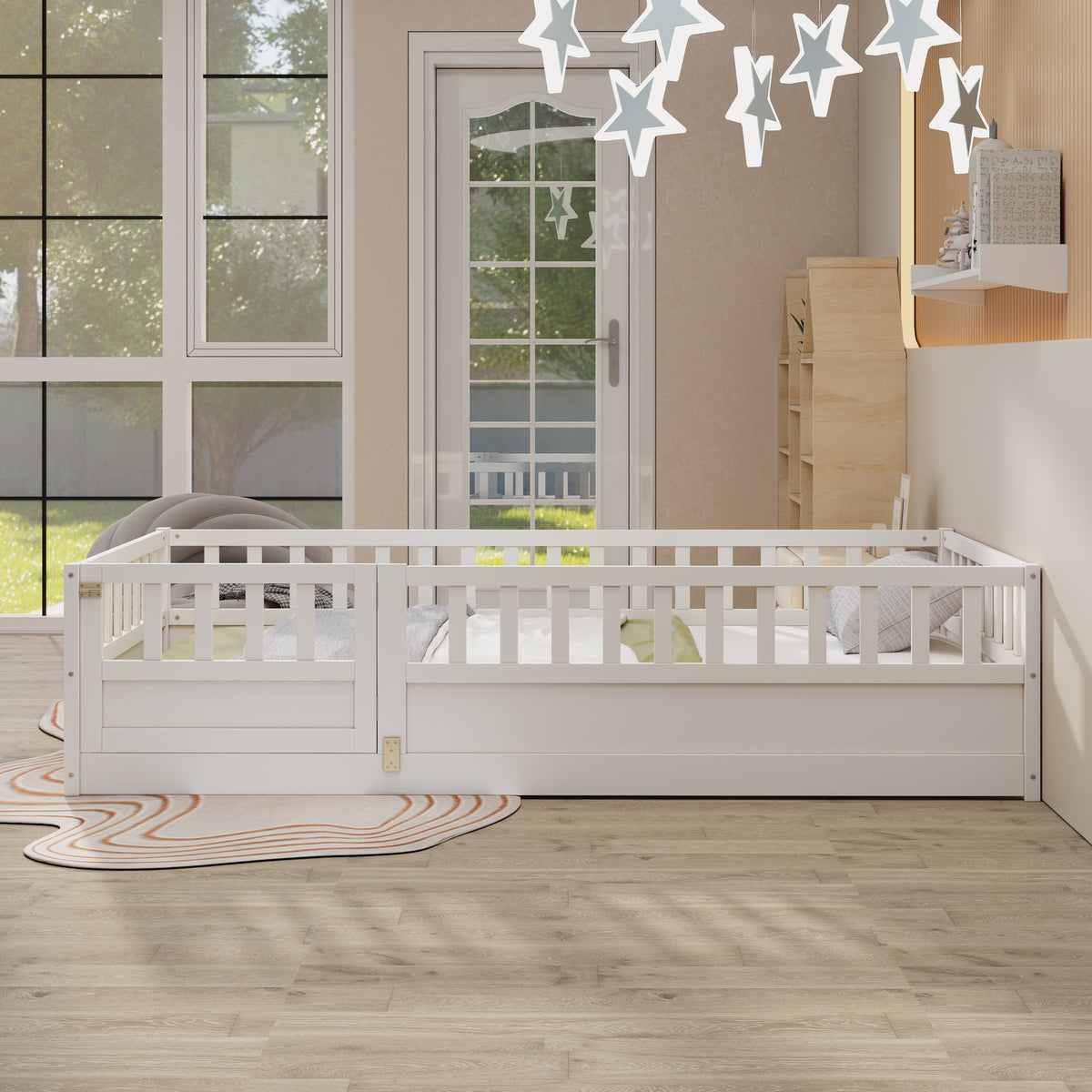 Twin Pine Bed Frame White