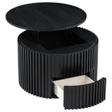 Round Lift Top Coffee Table with Hidden Storage