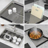 30" Drop-in Kitchen Sink with Pull-out Faucet and Soap Dispenser