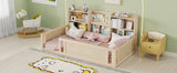 Twin Engineered Wood Platform Bed Natural
