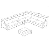 Modern Soft Padded Sofa Chair for Living Room Office