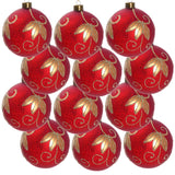 D3' Christmas Ball Ornaments, Glass Decorative Hanging Ball Christmas Tree Ornam