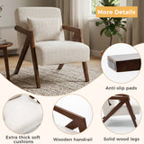 Chenille Accent Chair Beige