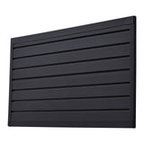 2x4 ft Black PVC Slat Wall Paneling Garage Slatwall Modular