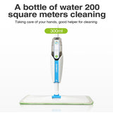 Spray Mop - Microfiber - 300ml Reusable Bottle - Washable Pad