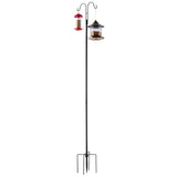 Double Shepherds Hook 8 Pack 76 Inch Heavy Duty Bird Feeder Pole