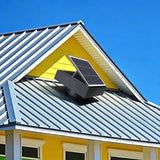 12' Solar Roof Vent Fan 40W Dual Power 1200 CFM Remote