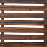 Wood Outdoor Bench Brown