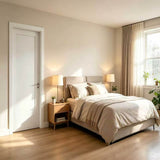 24 in. x 80 in. x 1-3/8 in. Shaker White Primed 1-Panel Wooden Interior Slab
