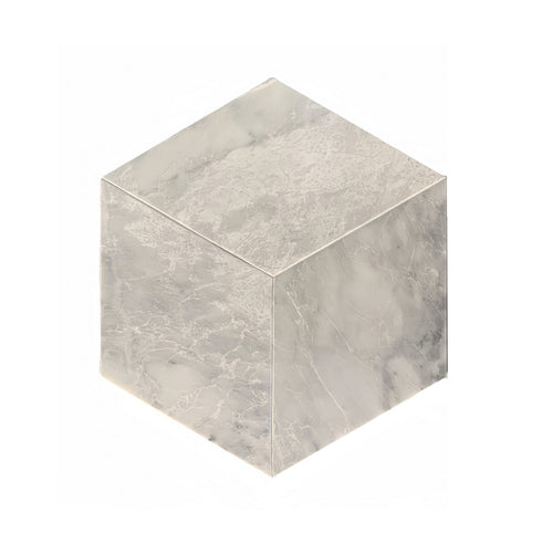 Hexagon Carrara Gray Polished Marble Tile 12 pcs Box