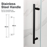 44"-48"W*76" H Frameless Single Sliding Shower Door