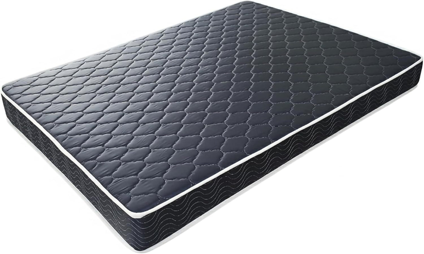 6-Inch Full Size Waterproof Foam Mattress Navy Blue Quilted