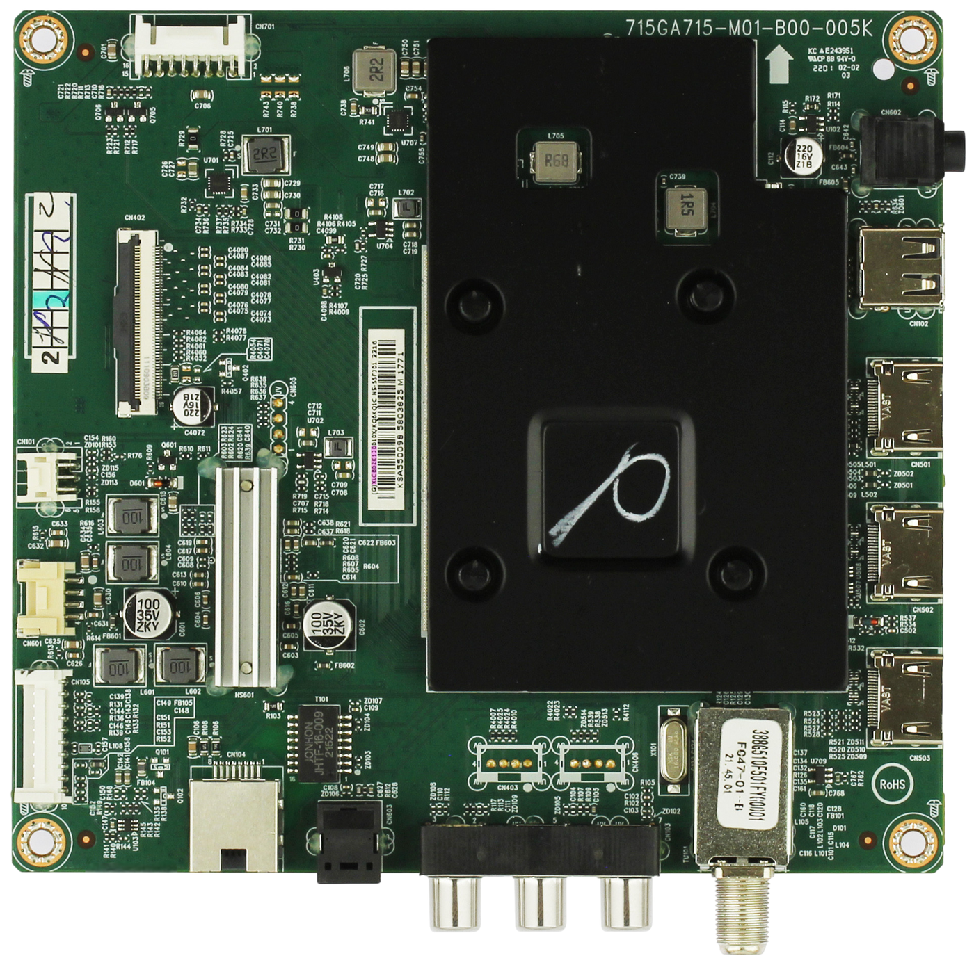 Insignia 756TXLCB02K130 Main Board NS-55F301NA22