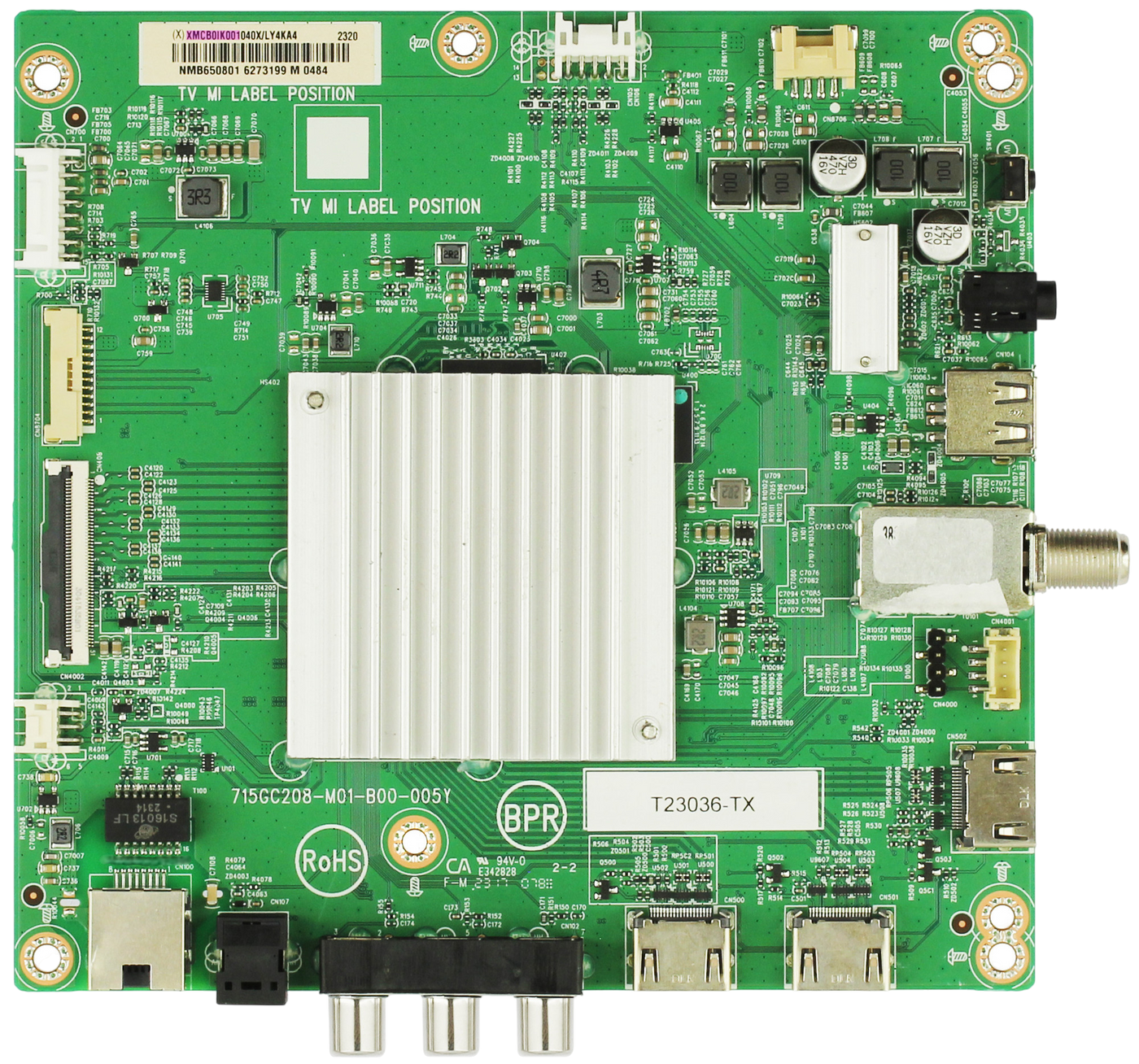 756TXMCB0IK001 Element Main Board, (X)XMCB0IK001040X, 715GC208-M01-B00-005Y,