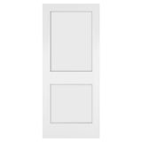 34 in. x 80 in. x 1-3/8 in. Shaker White Primed 2-Panel Wooden Interior Door