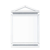 Glam Accent Mirror - Beveled Glass With Faux Crystals - 28" x 30"