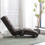 Linen Recliner Dark Gray