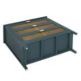 3 Drawer Cabinet, Natural rattan, American Furniture, Suitable for bedroom