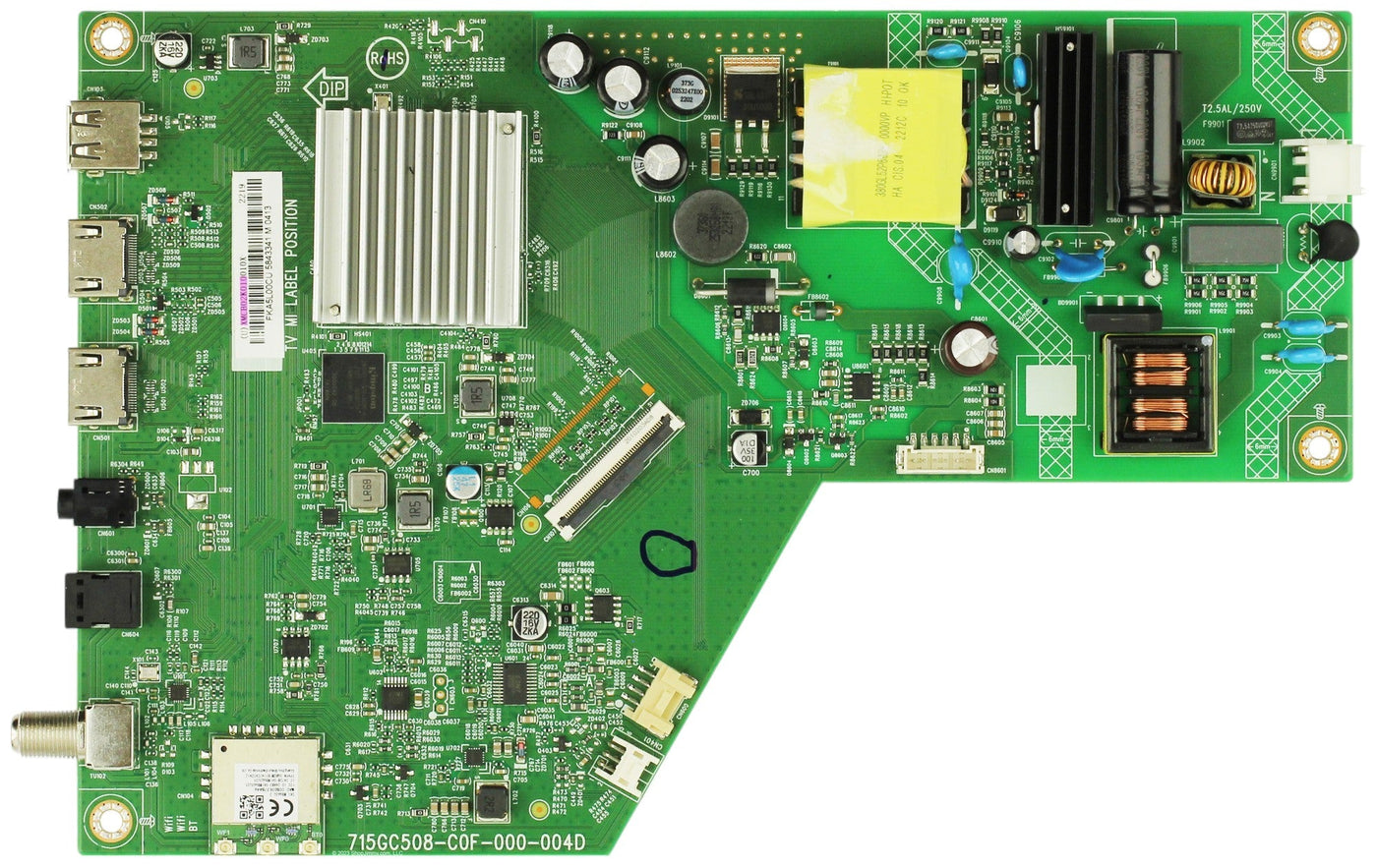 Vizio 756TXMCB02K010 Main Board Power Supply for D32FM-K01 (LTPWN5KY Serial)