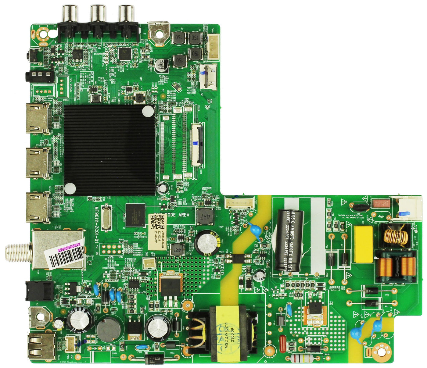 Onn 515C90111M23 M22252-MT Main Board Power Supply for 100012589
