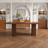 Engineered Wood Dining Table Walnut 44"