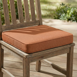 Noah Outdoor Dining Chair Cushion, Orange
