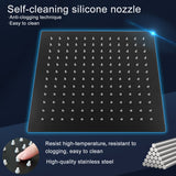 12 Inch Black Rain Shower Head