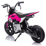 24V Kids Ride On Electric Toy Motocross Motorcycle,200W High Speed Hub Motor,Rea