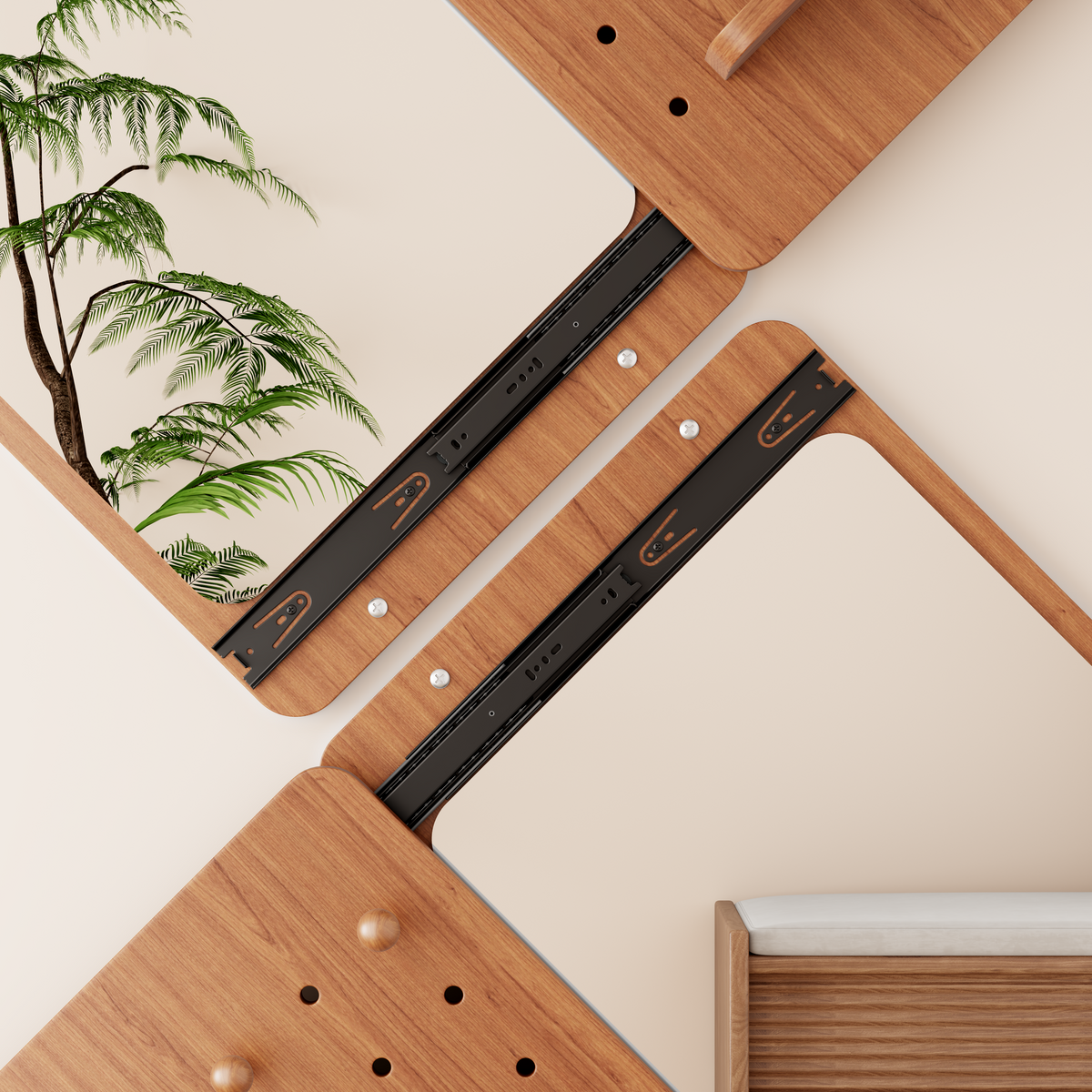 47.6 x 15.5 inch multi-functional design panel wall-mounted full-length mirror