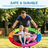 YC saucer swing 40" -Rainbow