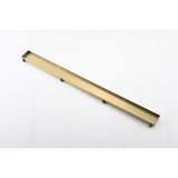 28" Linear Shower Drain 304 Stainless Steel with Hair Strainer