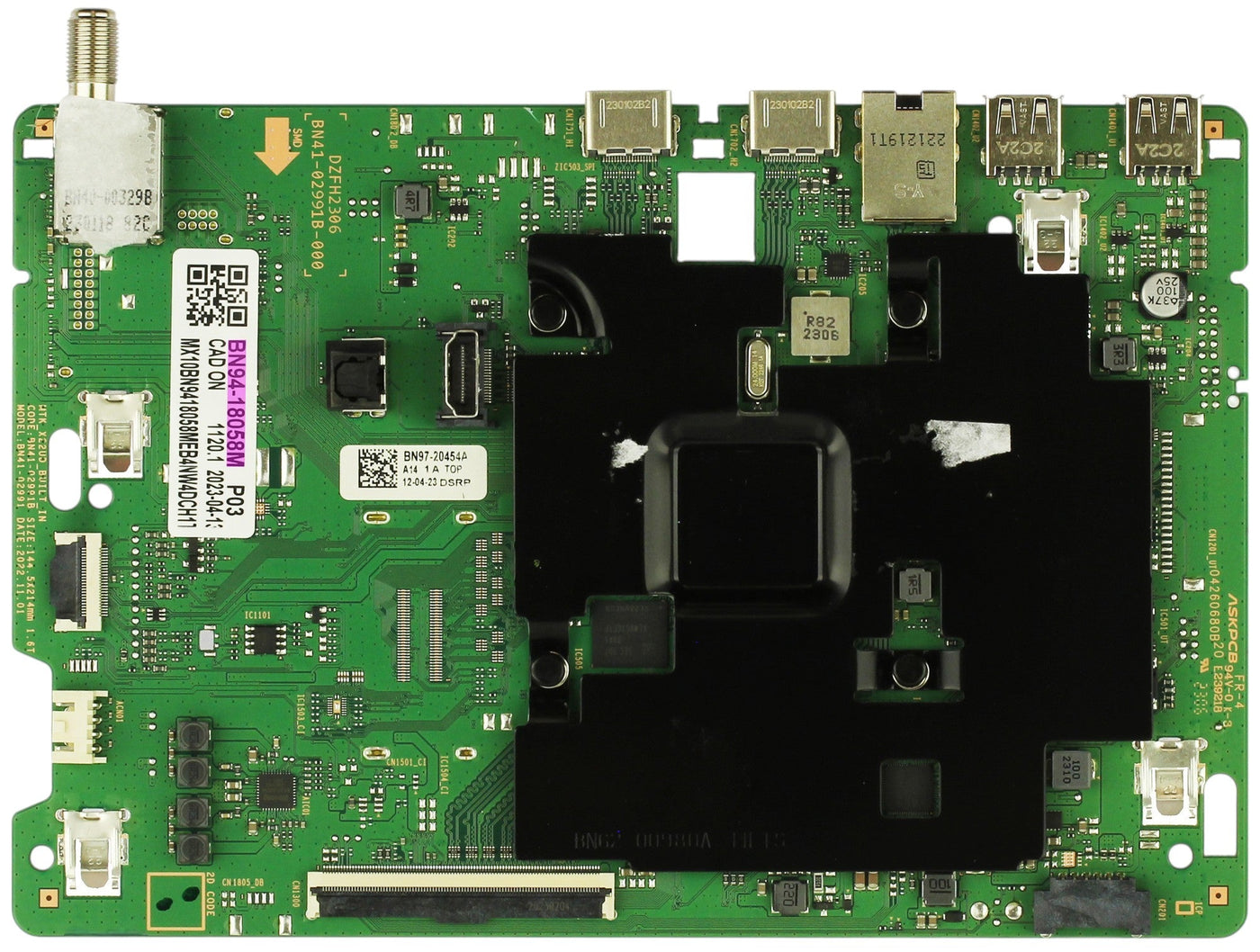 Samsung BN94-18058M Main Board for UN55CU8000FXZA (WB04)